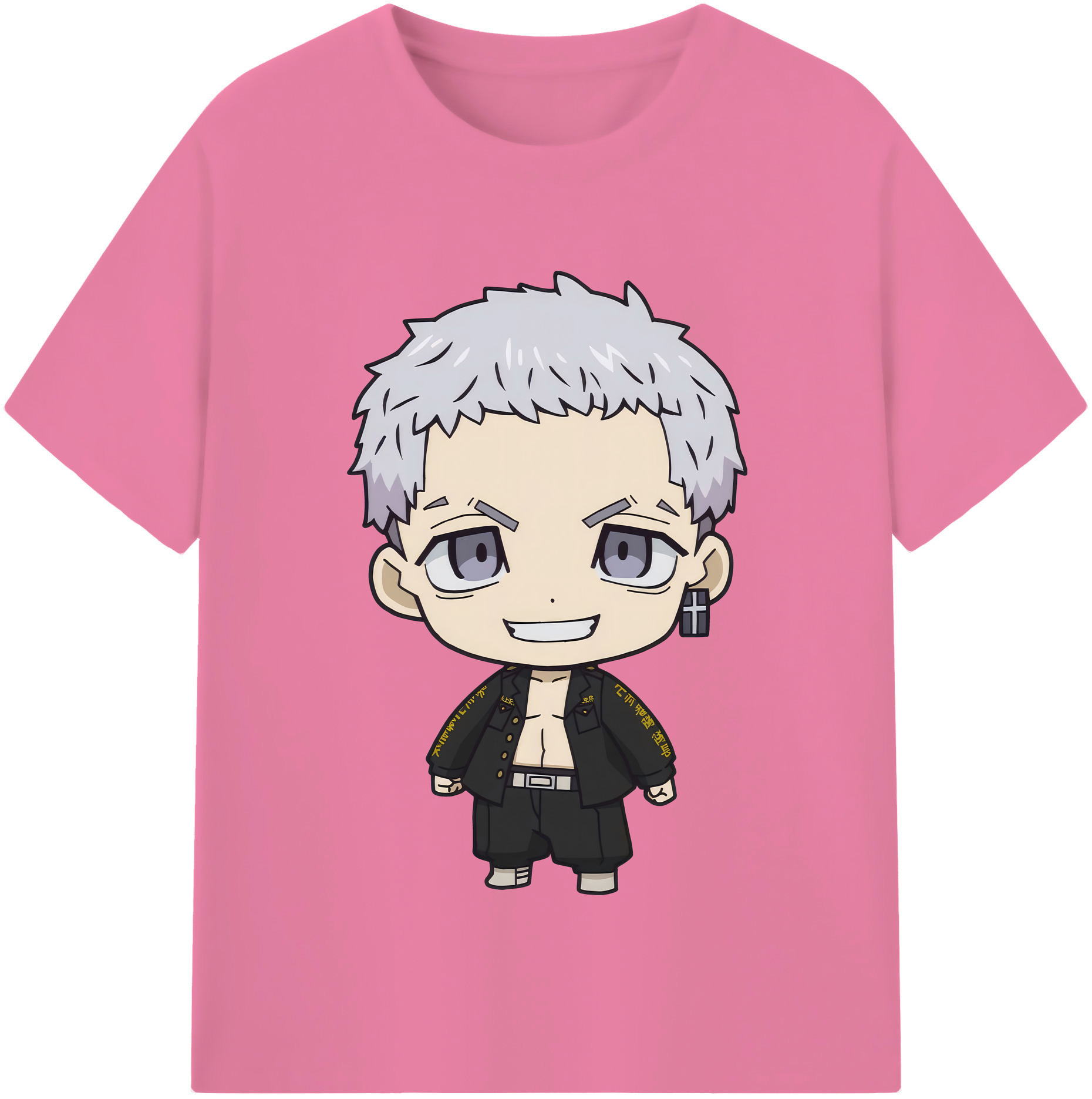 （画像用） 東京リベンジャーズ Tokyo Revengers 綿100％半袖Tシャツ（フロントプリント）